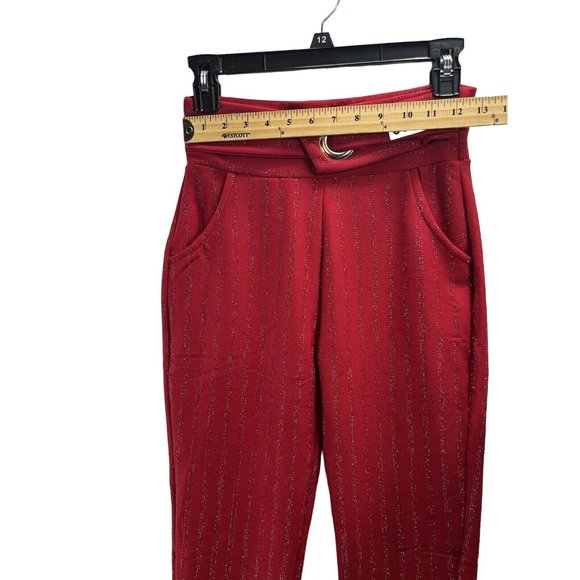 Unbranded Women Slimming Skinny Pants Size S Color Red - Picture 4 of 13